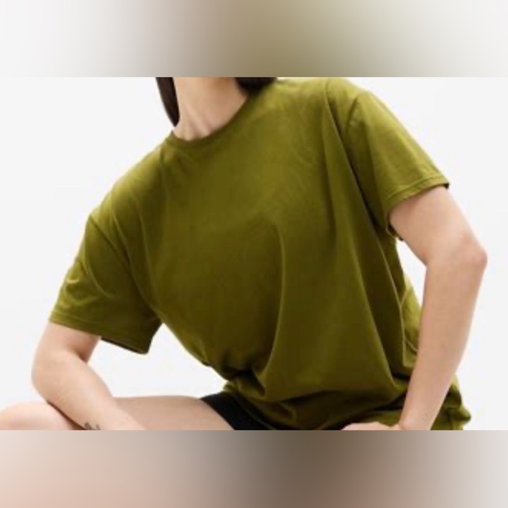 Athleta•True Cotton Tee•Size S•NWT•Viridian